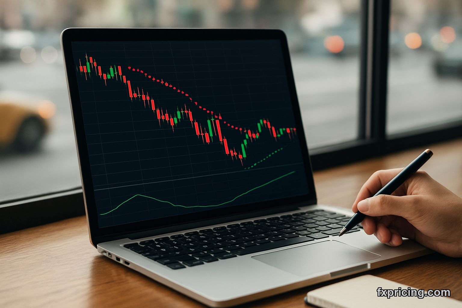 Conflicting technical indicators ADX and Parabolic SAR on trading screen
