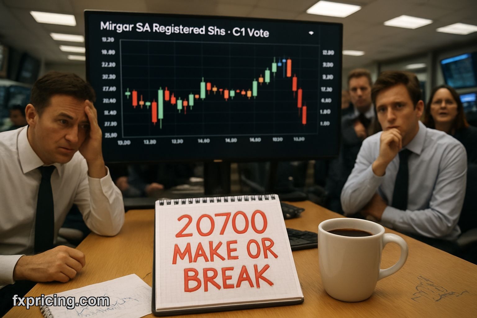 Mirgor SA Registered Shs -C- 1 Vote price chart on trading floor
