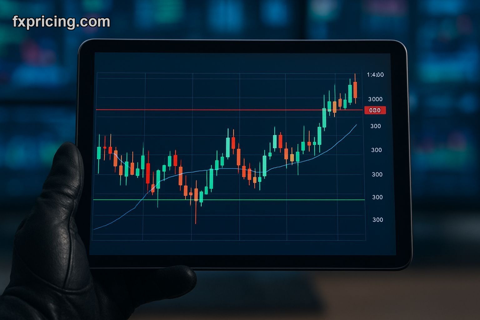 Financial chart showing NZDZAC price action and pivot points.