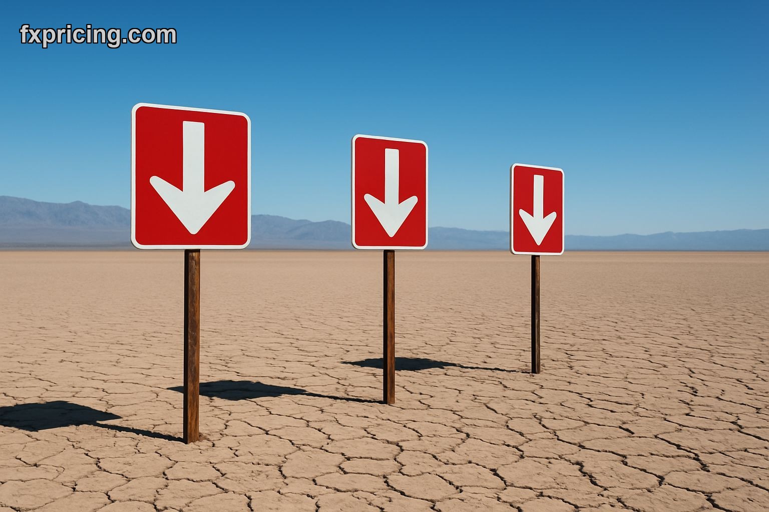 Descending trend visualization for stock market analysis