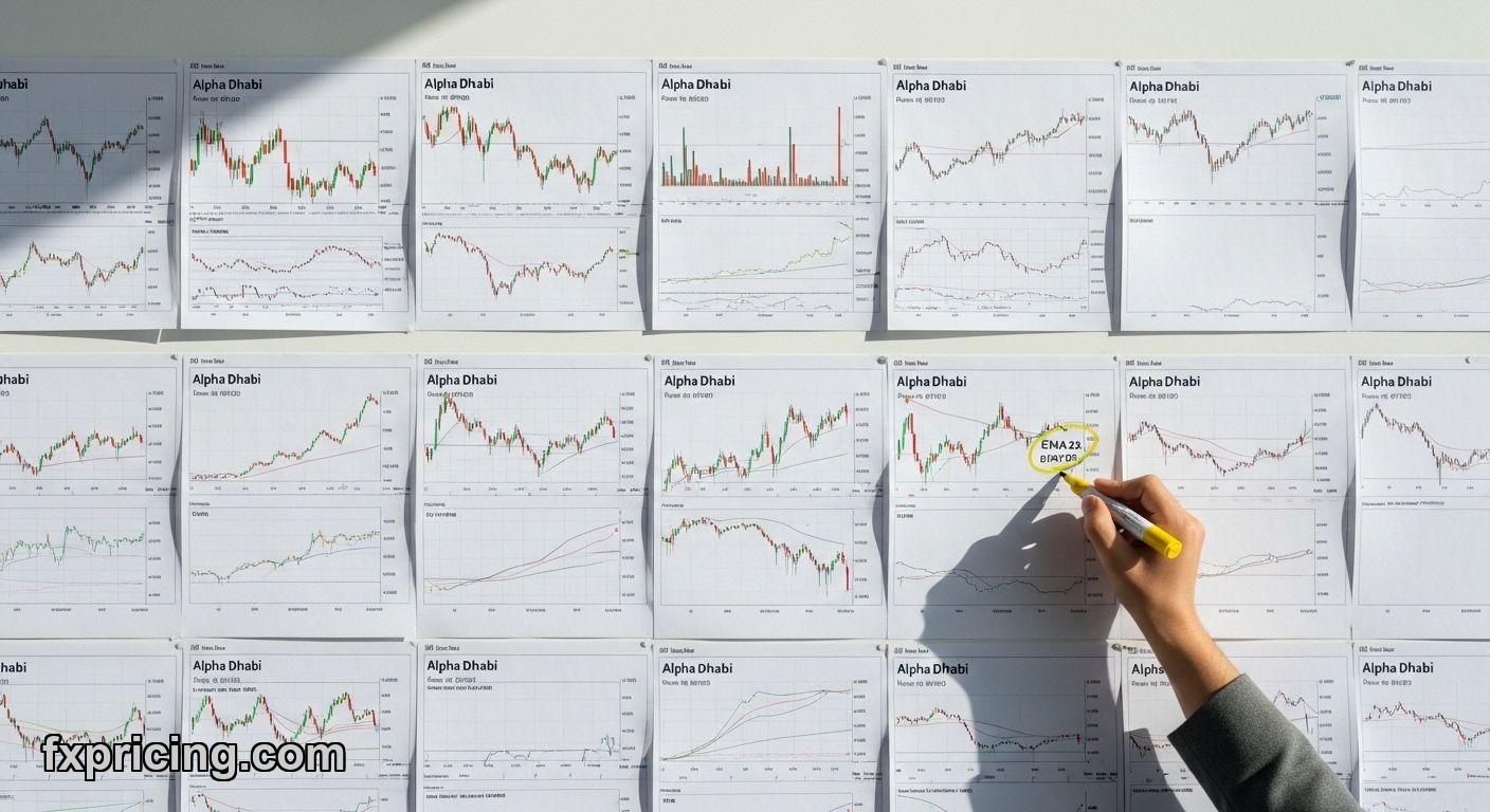 Technical analysis moving averages Alpha Dhabi strong sell signal charts
