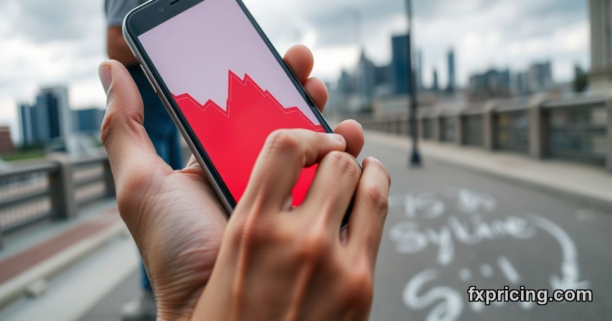 Apple Inc. stock chart showing sell signals and risk