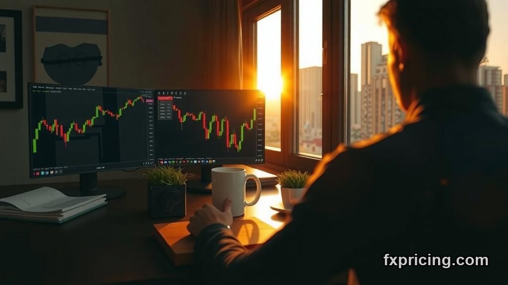 Conflicting trading signals on dual monitors