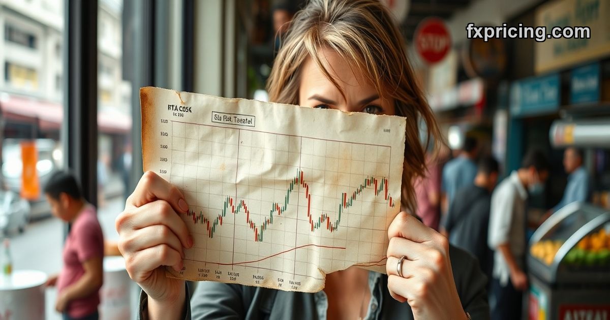 Woman pointing at Cosmos Yatirim Holding A.S. chart with conflicting signals.
