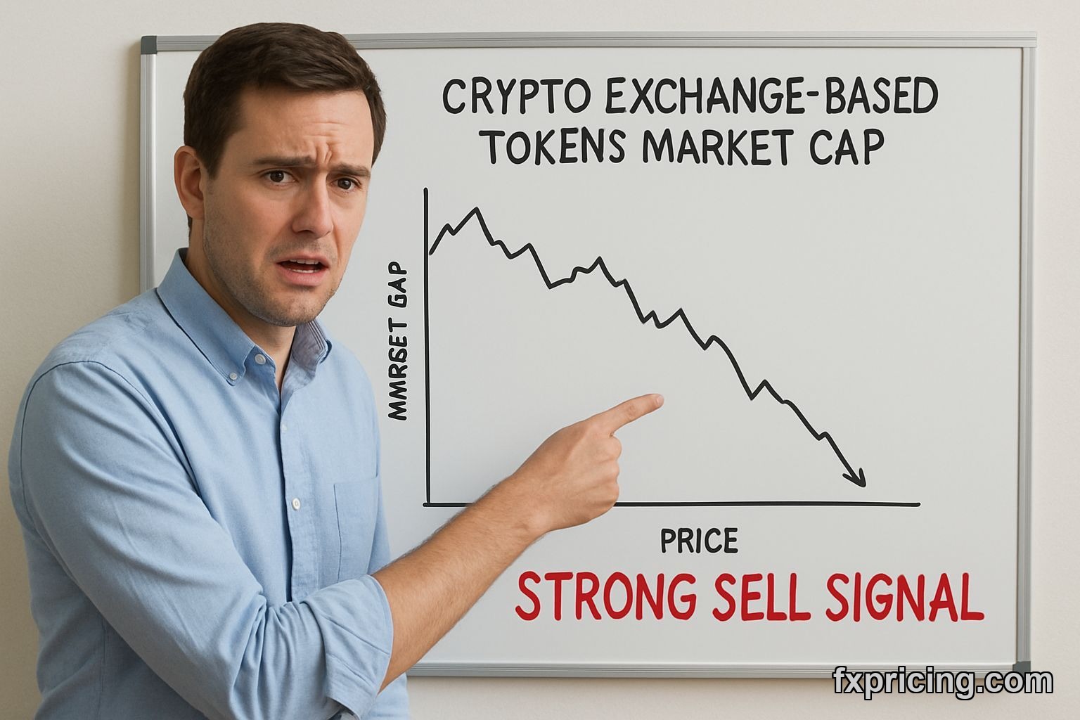 Crypto Exchange-based Tokens Market Cap, $ strong sell signal