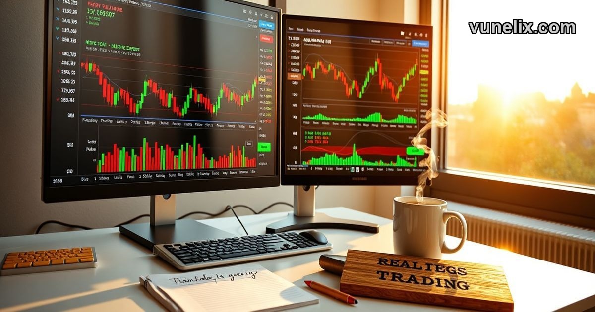 Forex widgets displayed on trading desk monitor with live currency data