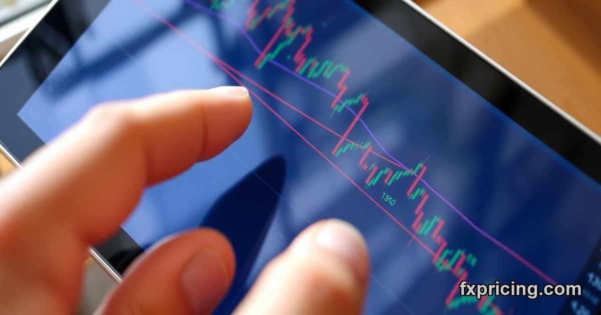 Stock chart close-up showing pivot points at 13060.