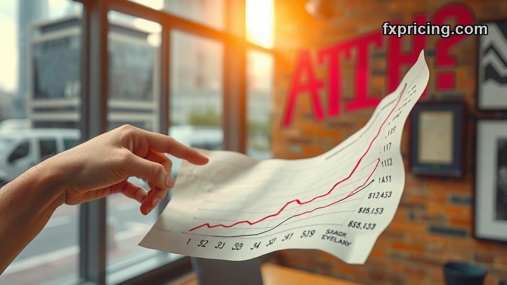 Hand pointing at currency chart near SGD/JPY all-time high