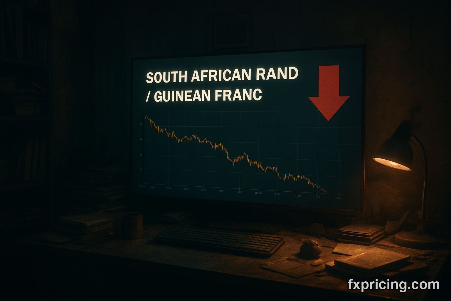 SOUTH AFRICAN RAND / GUINEAN FRANC price drop