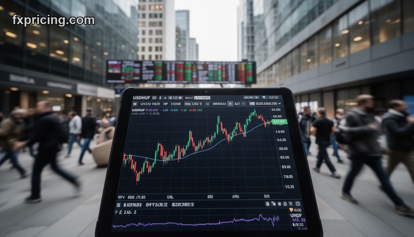 USD/HUF financial chart