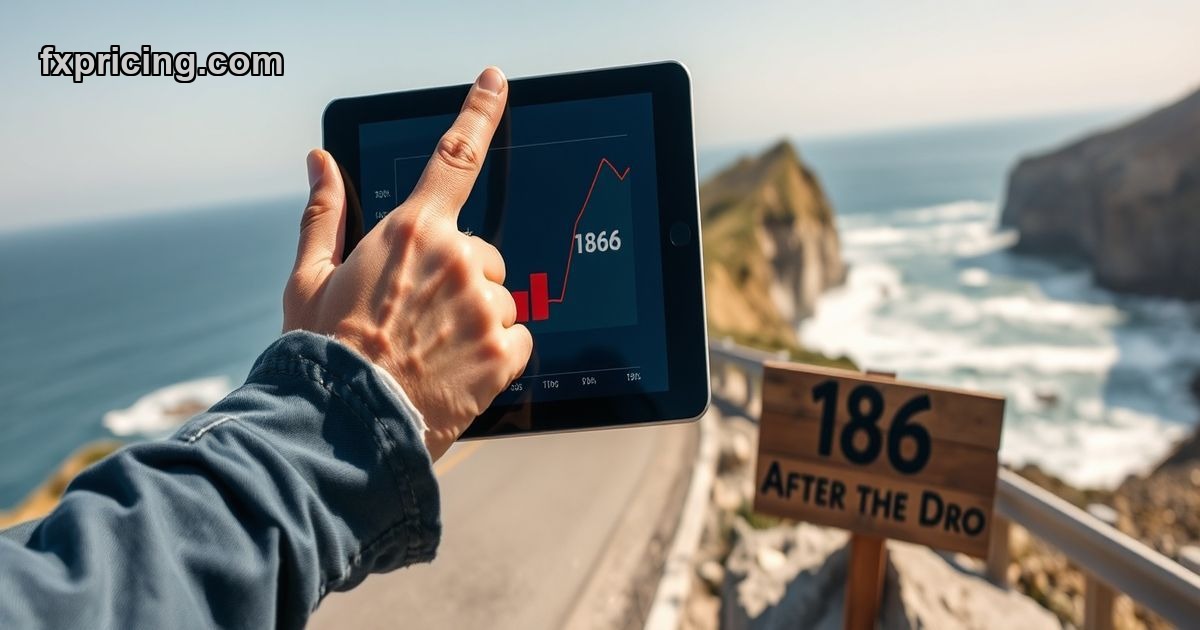 Valero Energy Corporation price chart at 186 after drop