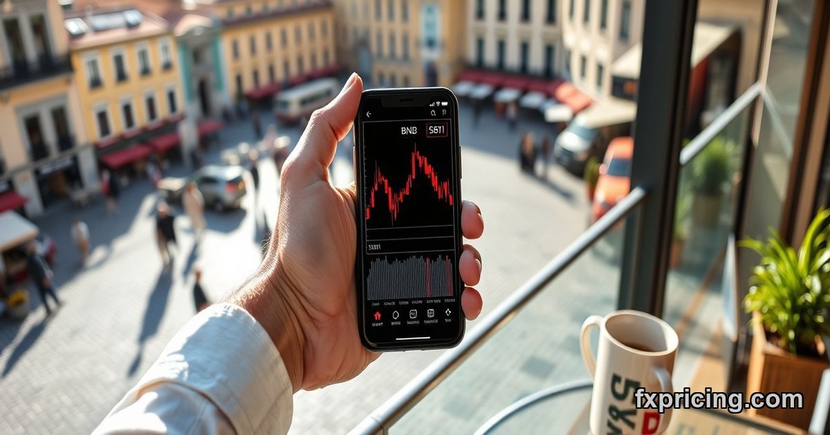 BNB price chart showing strong sell signal at $581 with oversold RSI