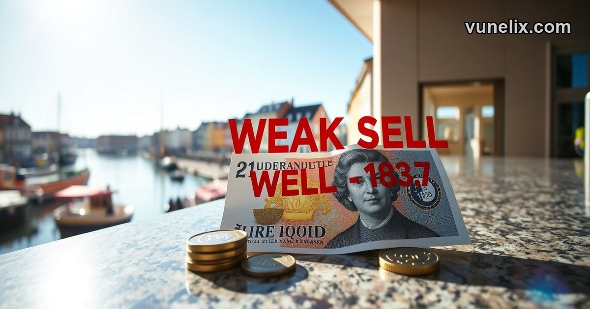 BRITISH POUND / DKX currency analysis with sell signal