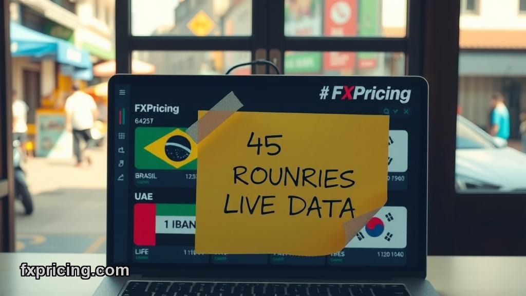 FXPricing global stock market coverage across 45 countries