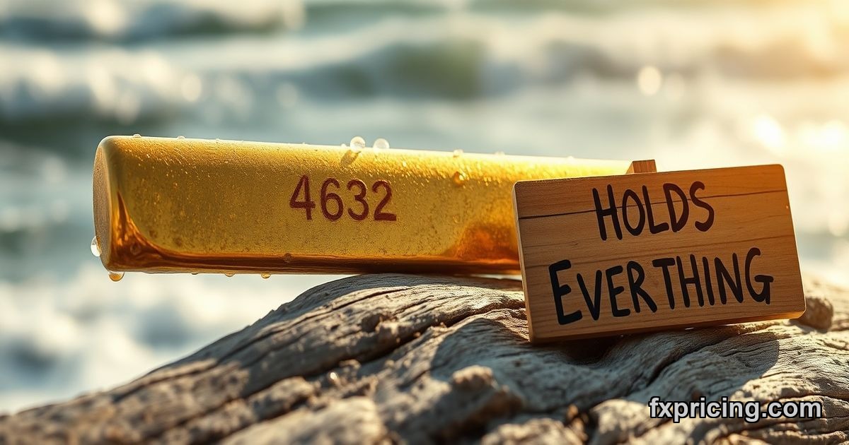 GOLD / U.S. DOLLAR price forecast with support level