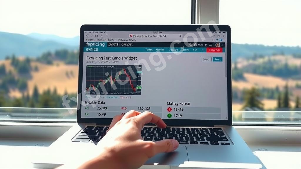 Last Candle Widget embedded on a website