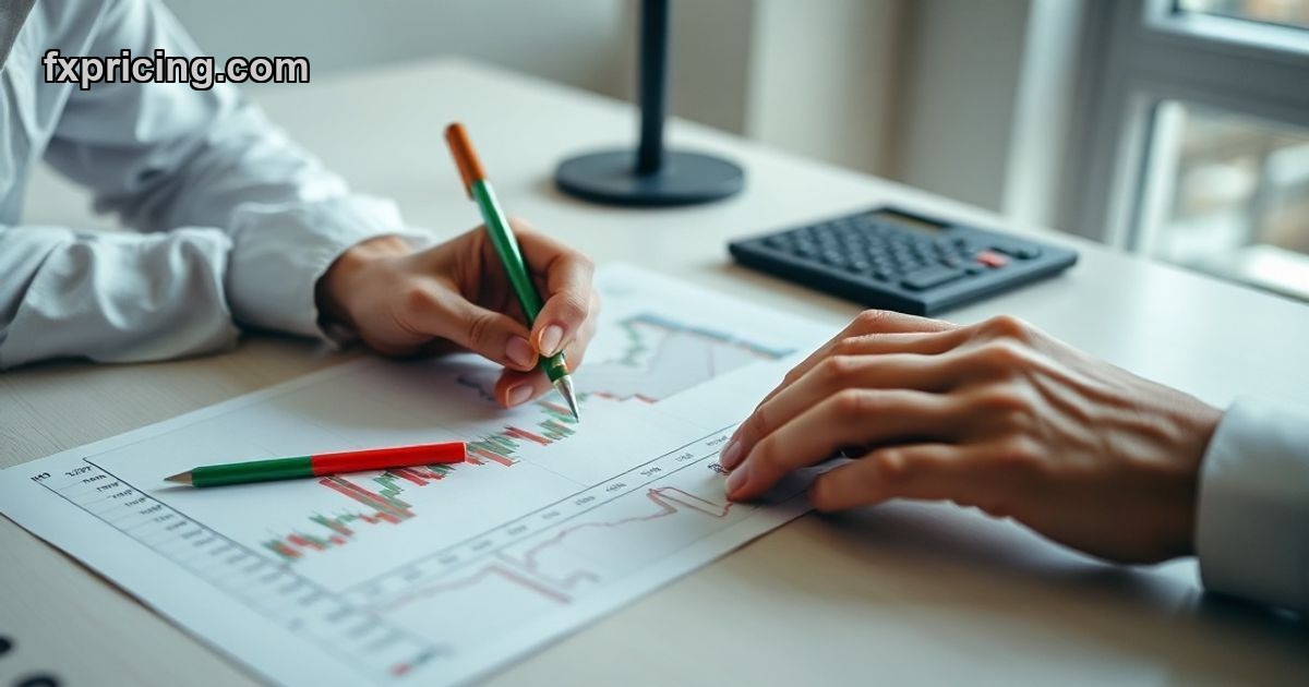 Trader marking NVIDIA support and resistance pivot levels on chart