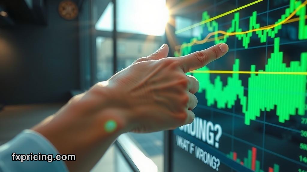 Hand pointing at bullish crypto chart with "WHAT IF THEY'RE WRONG?" etched on glass.
