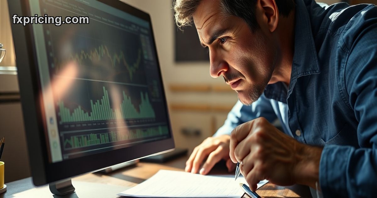 Trader studying USDHUF.ONE chart, pondering "Is This a Trap?"