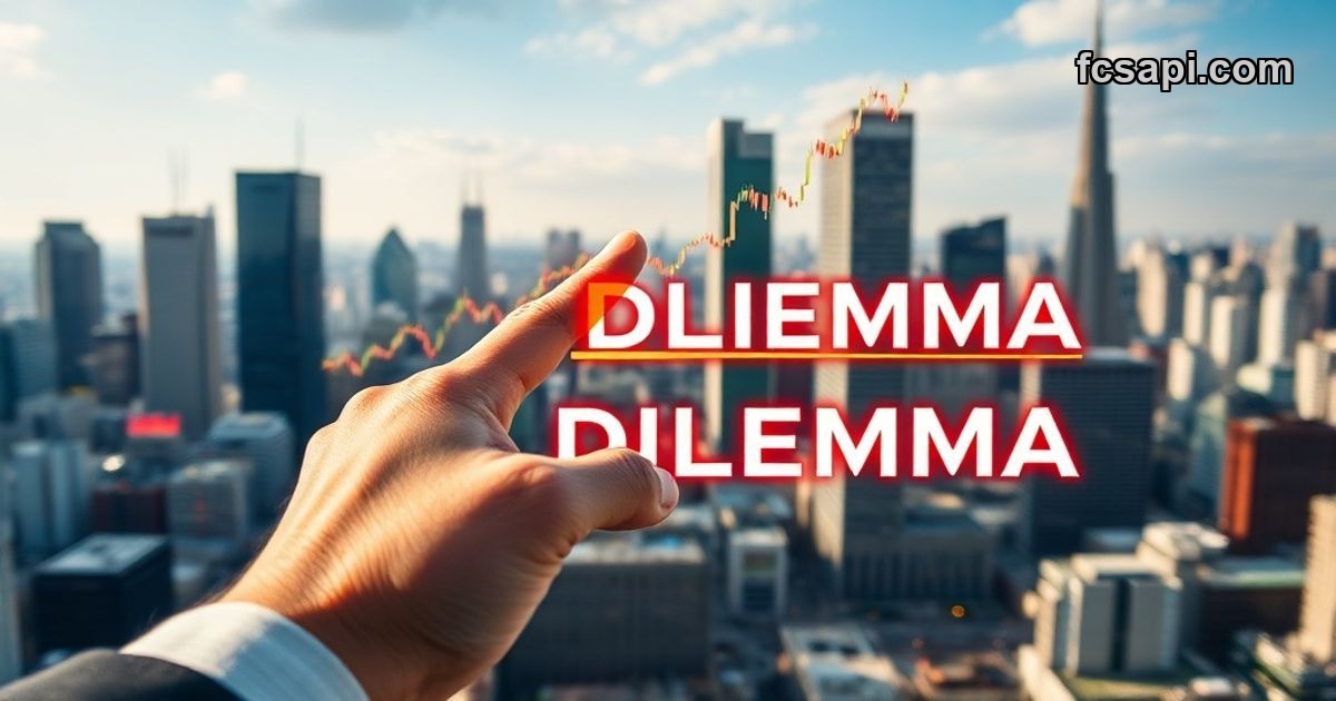 Trader analyzing USDJPY chart with BOJ Dilemma text.