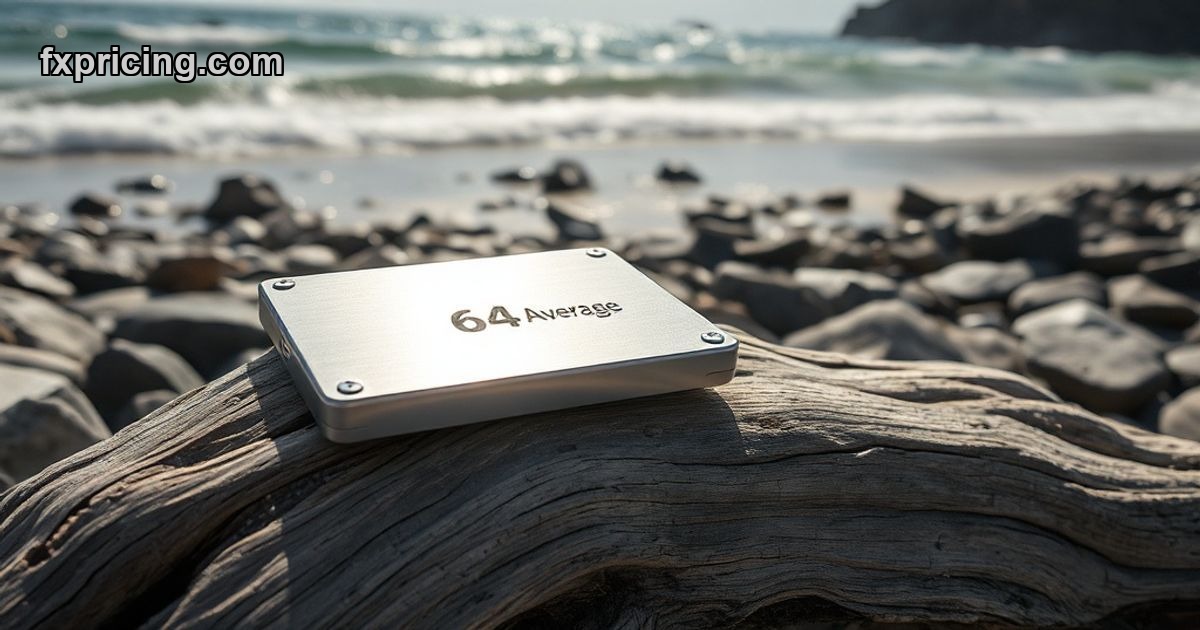 Western Digital Corporation stock price forecast with hard drive on beach